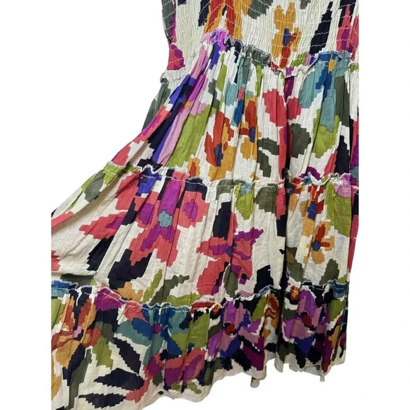 Floral Multicolor Women's Dress - Picture 3 of 7